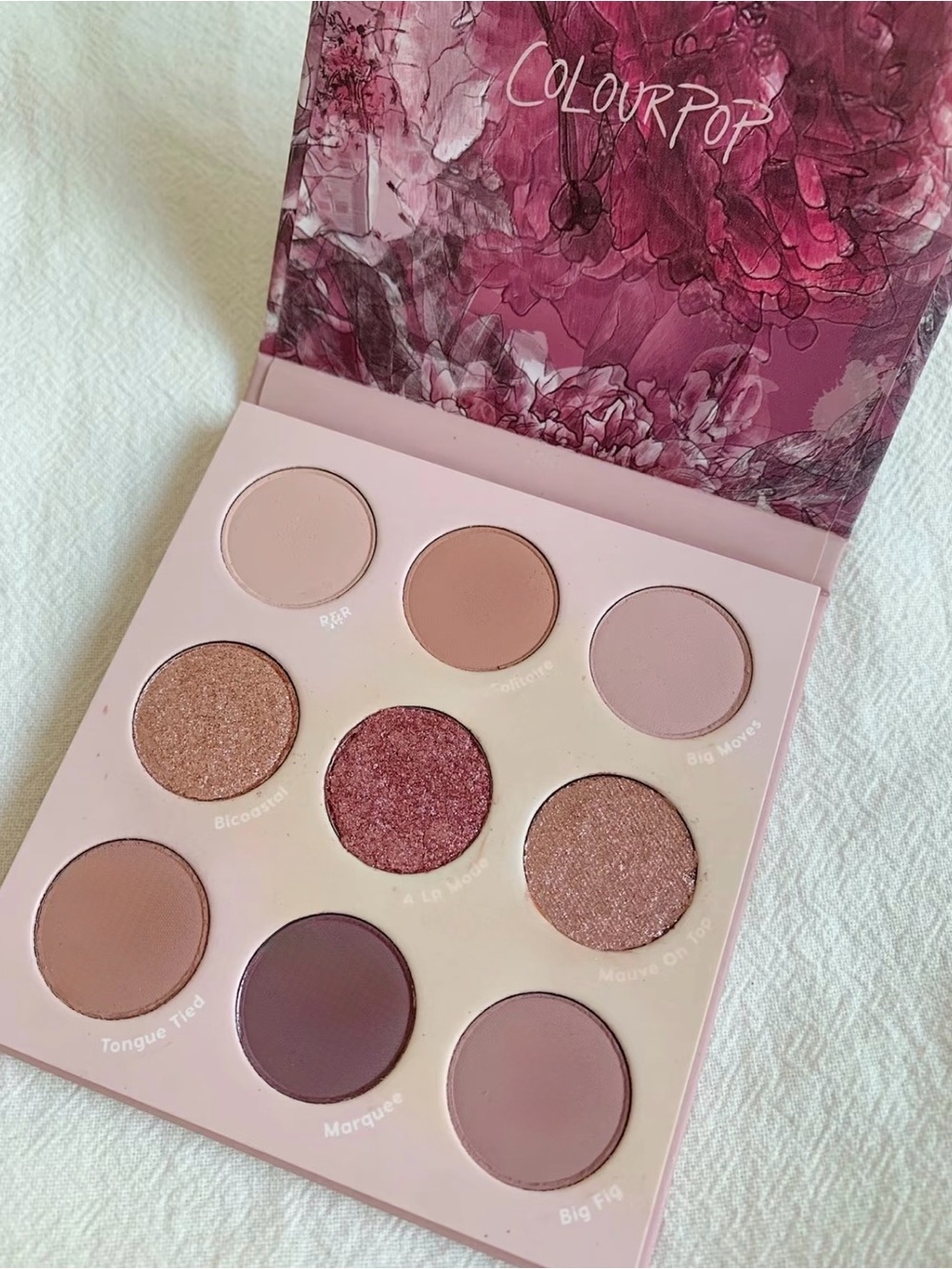 Colourpop Making Mauve 9 colors Eyeshadow Palette NIB
